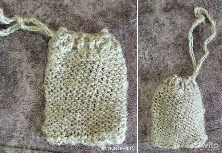 Эко мочалка-мешочек для мыла