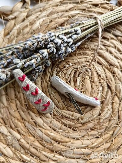 Заколки клик клак ручной работы