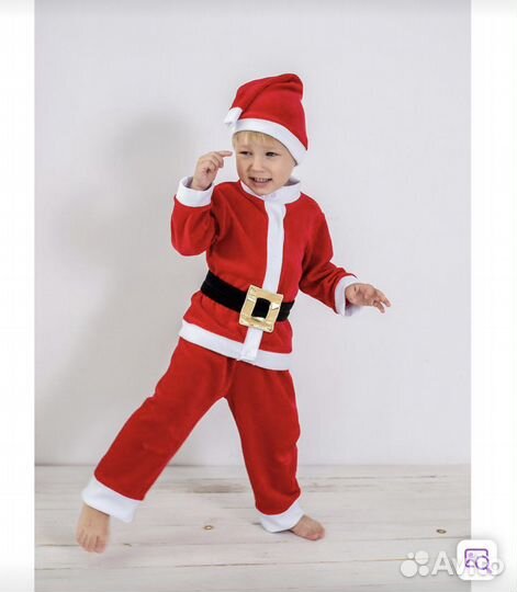 Костюм деда мороза детский