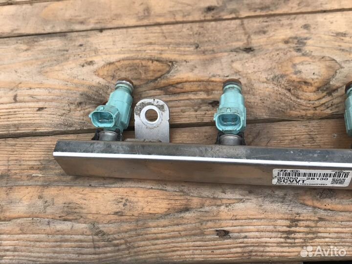 Топливная рейка в сборе рио 3 солярис