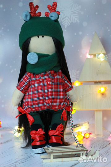 Под заказ.Кукла текстильная кривоножка