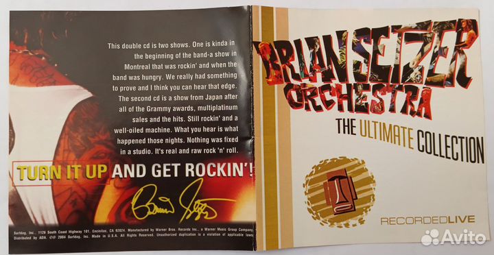 2 Cd Brian Setzer Orchestra