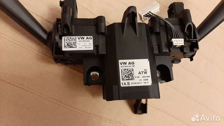 Подрулевой переключатель volkswagen passat