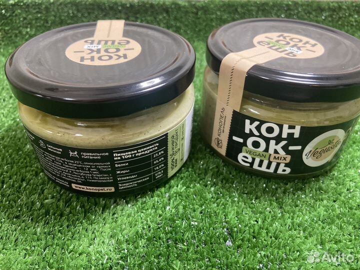 Урбеч из ядер конопли и кешью конокешь, 200 г