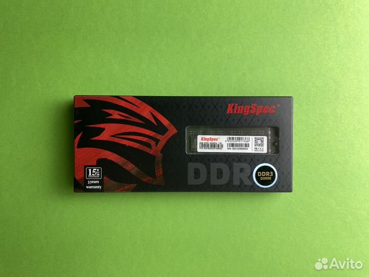 DDR3 8 GB 1600 MHz KingSpec dimm Новая для пк