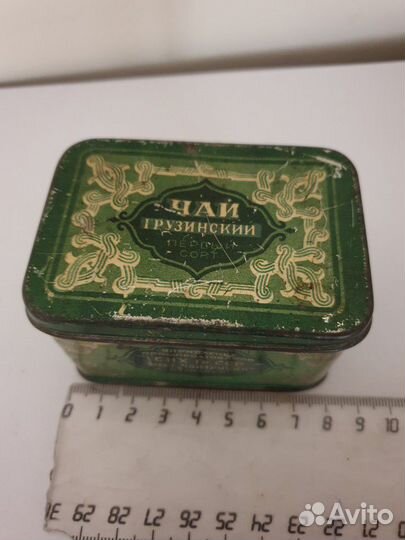 Старая баночка для чая
