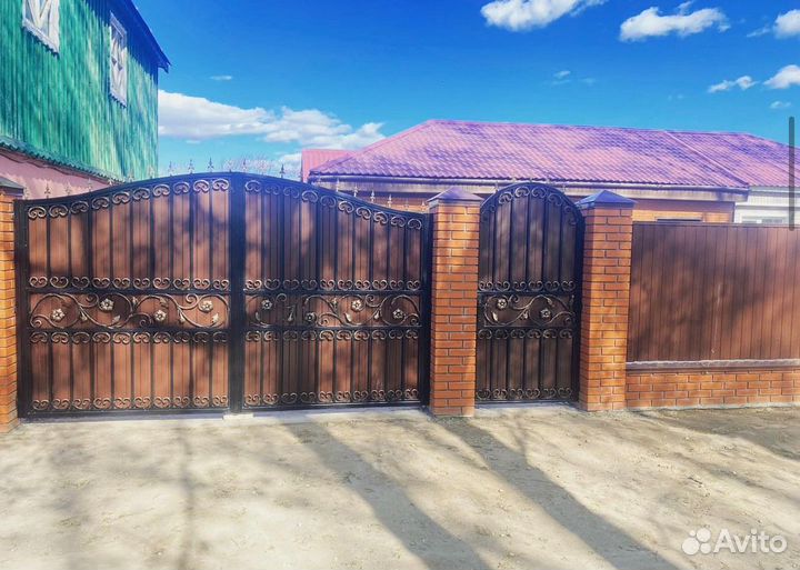 Ворота кованые