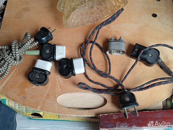 Шнур и розетки для самоваров и утюгов СССР