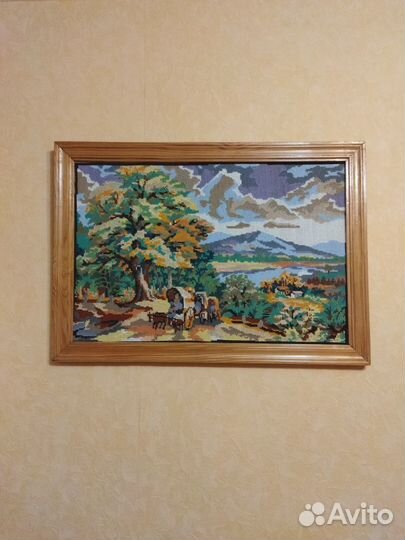 Картина вышитая крестиком