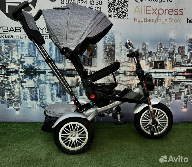 Детский трехколесный велосипед luxmom