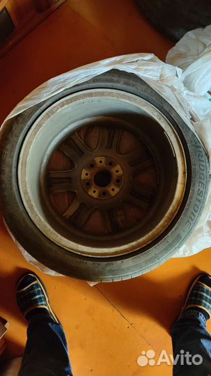 Диски bmw r19 251 стиль разноширокие с резиной