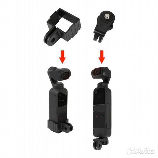 Прищепка на рюкзак для камеры osmo Pockeе 2