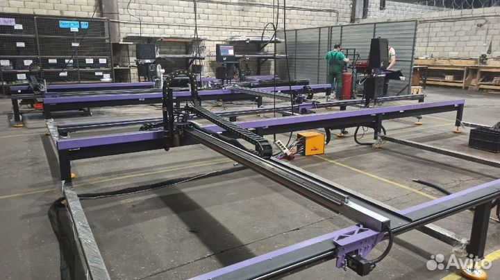 Станок плазменной резки 2х6. Портальный