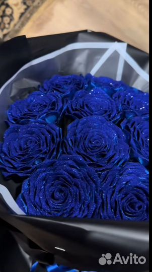 Букеты роз из атласных лент