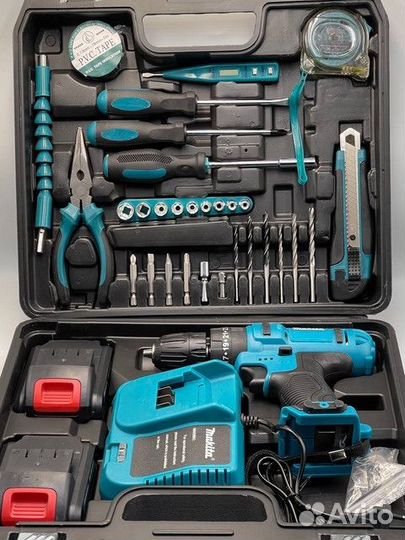 Шуруповерт Makita 26v ударный C нaбopoм