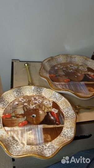 Фруктовница конфетница двухъярусная керамика