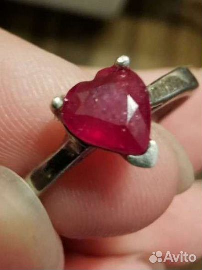 Колечко с рубином, 17,5