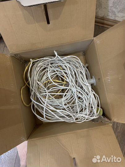 Кабель для интернета 8 жил 45 метров