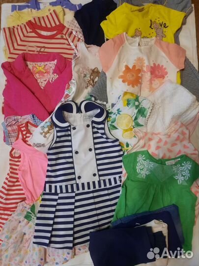 Одежда для девочки пакетом 12-18 мес.,86 см