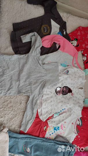 Вещи пакетом на девочку 86-92, много новых