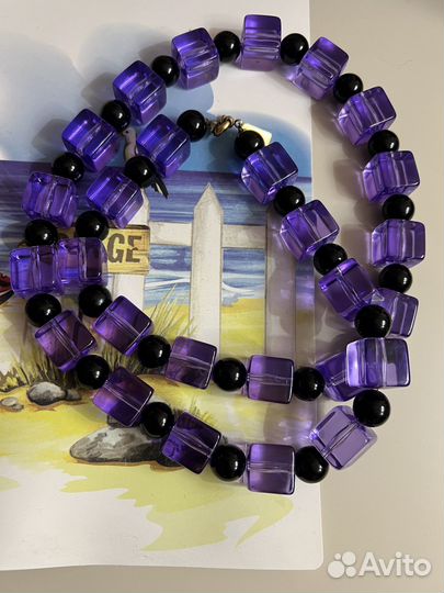 Винтажные бусы колье Etro