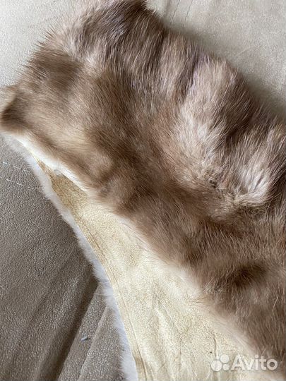 Меховой воротник норка