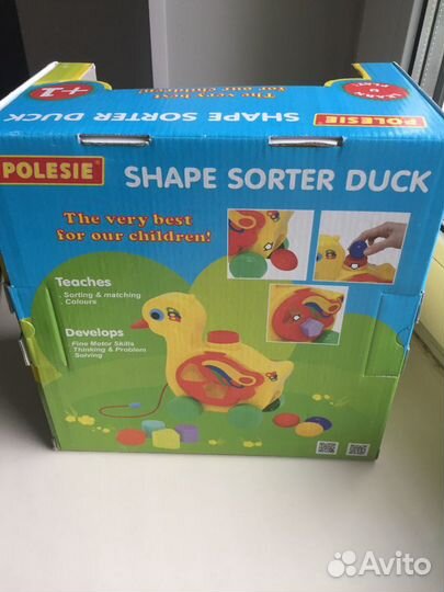 Игрушка- каталка-сортер