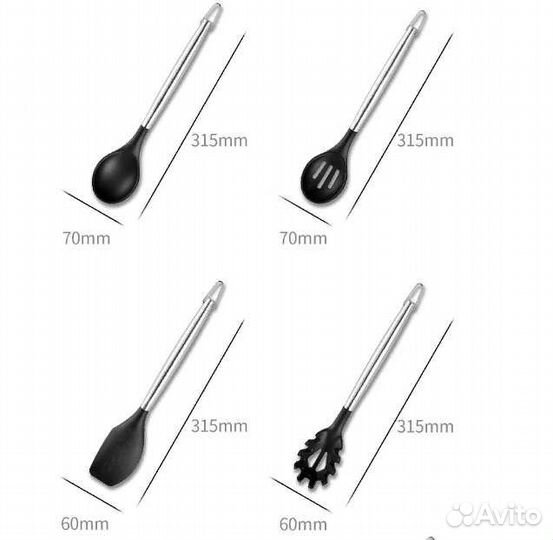Набор кухонных принадлежностей, набор лопаток
