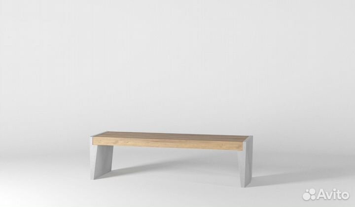 Лавочка из бетона в наличии и под заказ