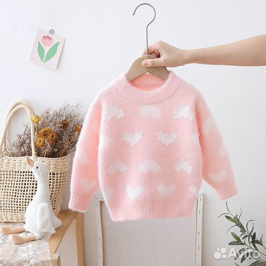 Свитер для девочки 92 98 104