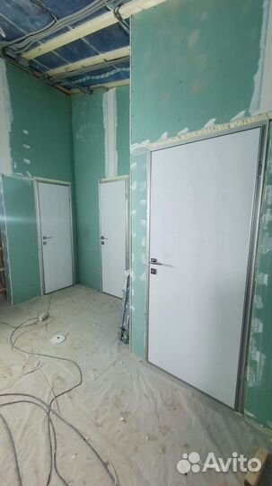 Скрытые межкомнатные двери под покраску