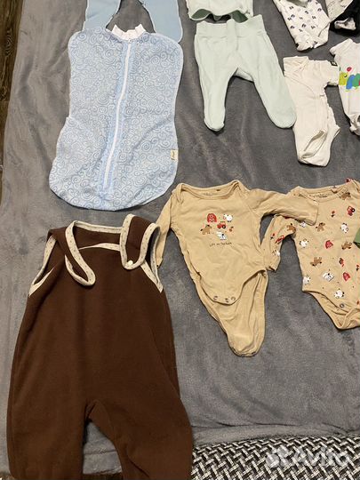 Вещи пакетом от 0-3 месяца