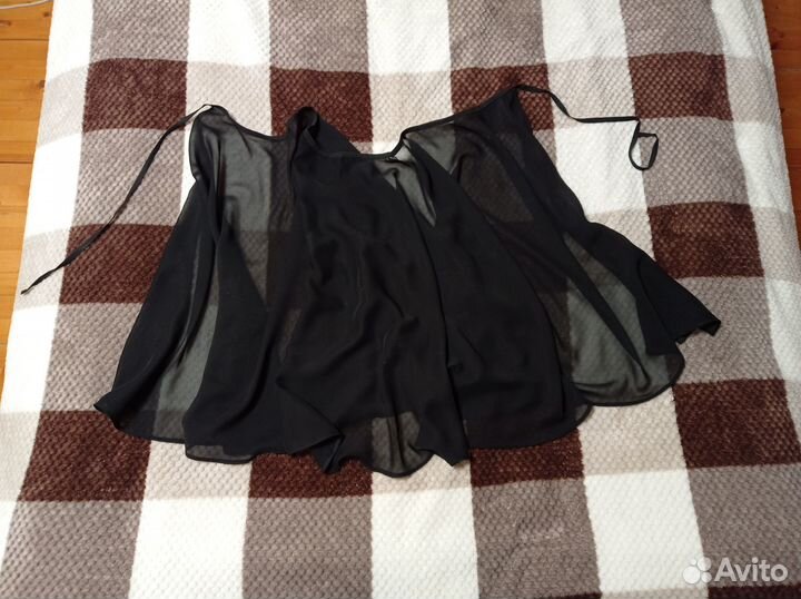 Юбка шифоновая удлиненная