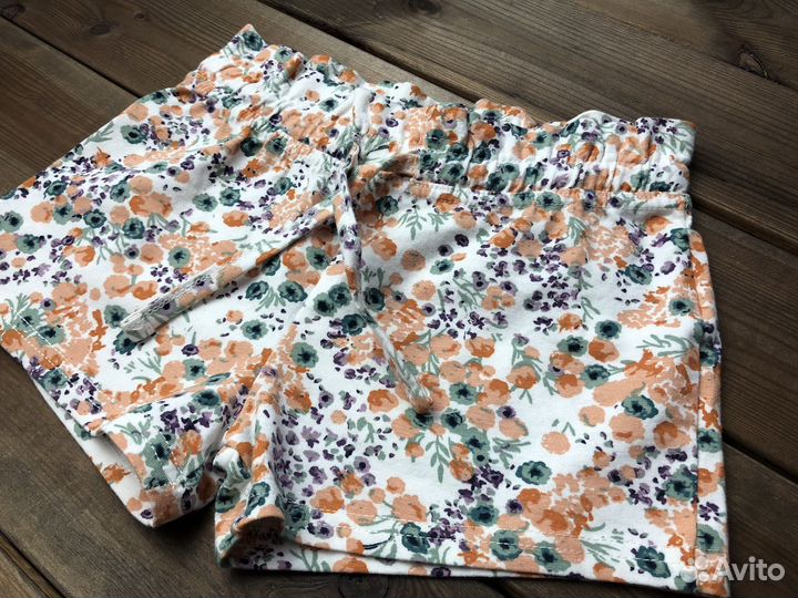 Шорты для девочки в цветочик Lupilu