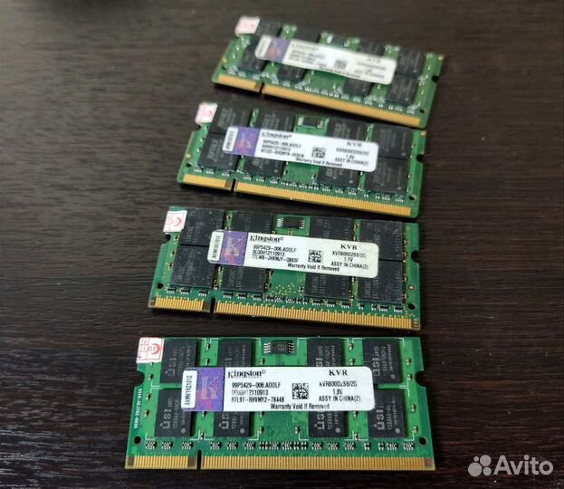 Оперативная память DDR2 2 Гб/800 Mhz для ноут и пк