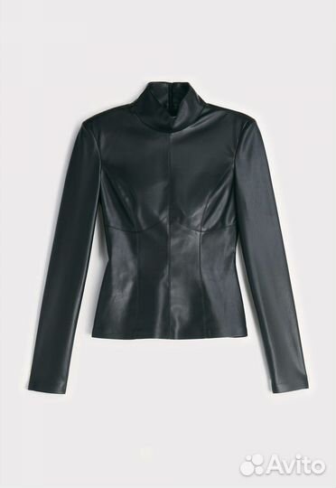 Водолазка женская из экокожи