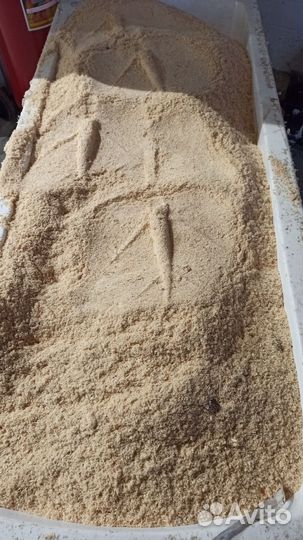 Опилки в мешках