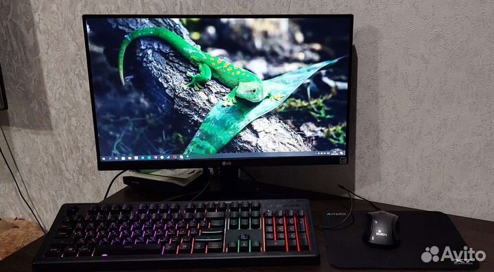 Игровой компьютер, rayzen 5 2600x, gtx1050ti, 16gb