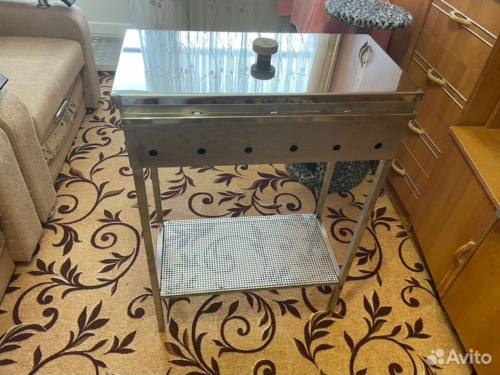 Мангал с крышкой