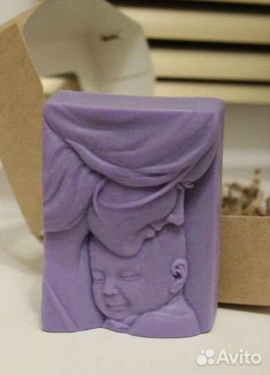 Подарок мыло на День матери. Мама и малыш