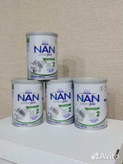 Нан кисломолочный 2