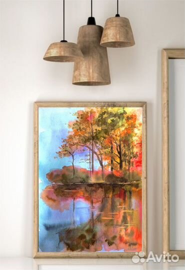 Картина акварелью 