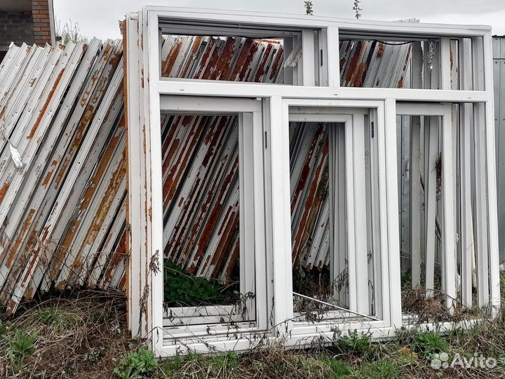 Окна пластиковые панорамные бу