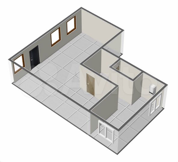 Свободного назначения, 58.5 м²