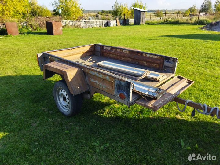 Прицеп автовоз Курганские прицепы КР2231-4520, 1991