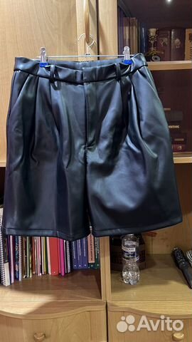 Шорты женские кожаные