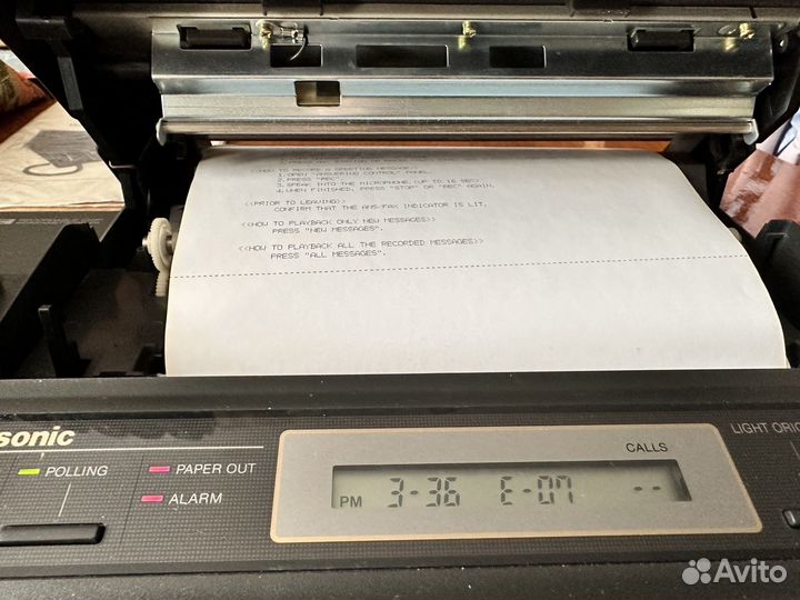 Panasonic телефон автоответчик факс