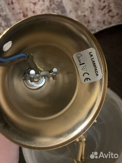 Итальянская люстра и бра La Lampada