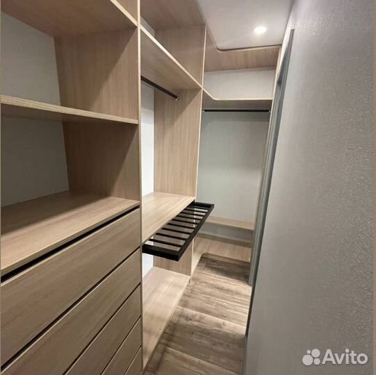 Гардеробная на заказ с гарантией 12 месяцев