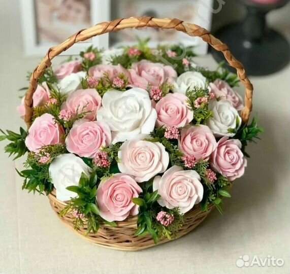 Мыльные розы букеты
